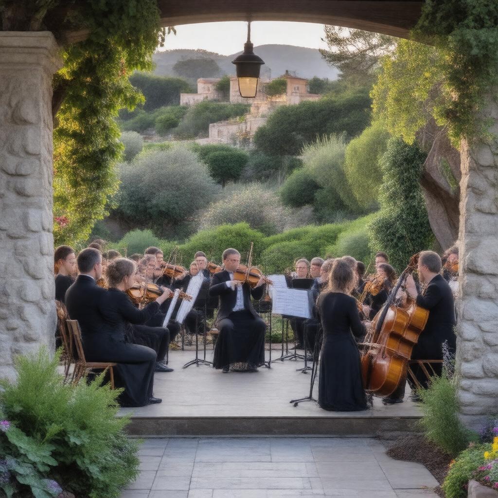 AI-created image of Carmel Bach Festival