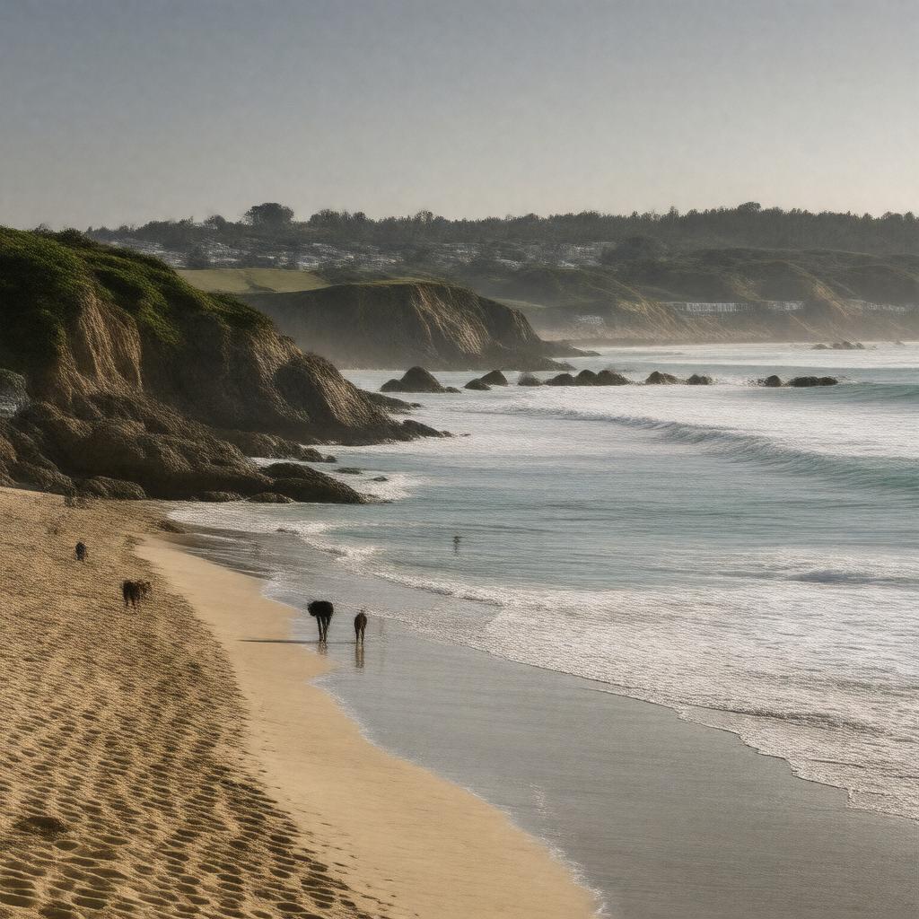 AI-created image of Carmel Beach