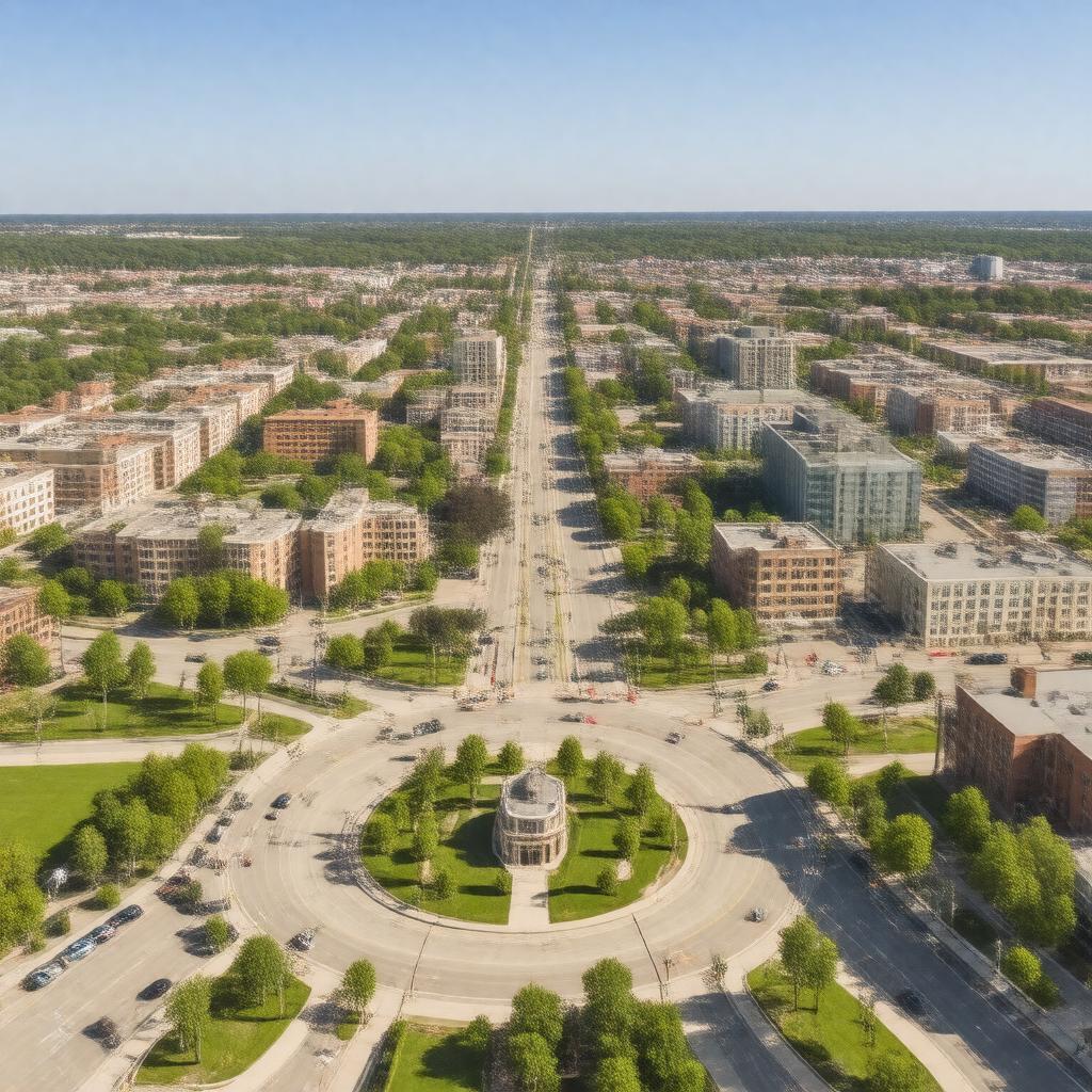 AI-created image of Carmel, Indiana, United States