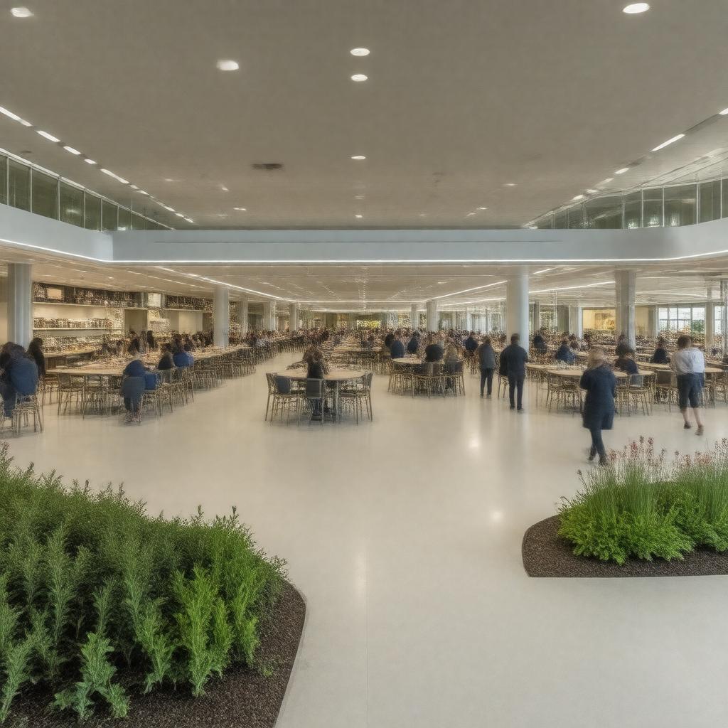 AI-created image of Carmichael Dining Center