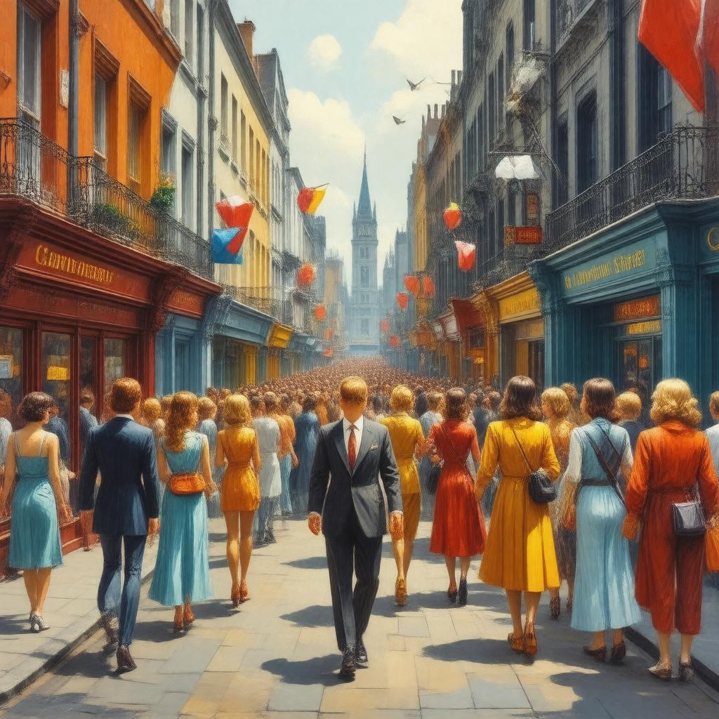 AI-created image of Carnaby Street