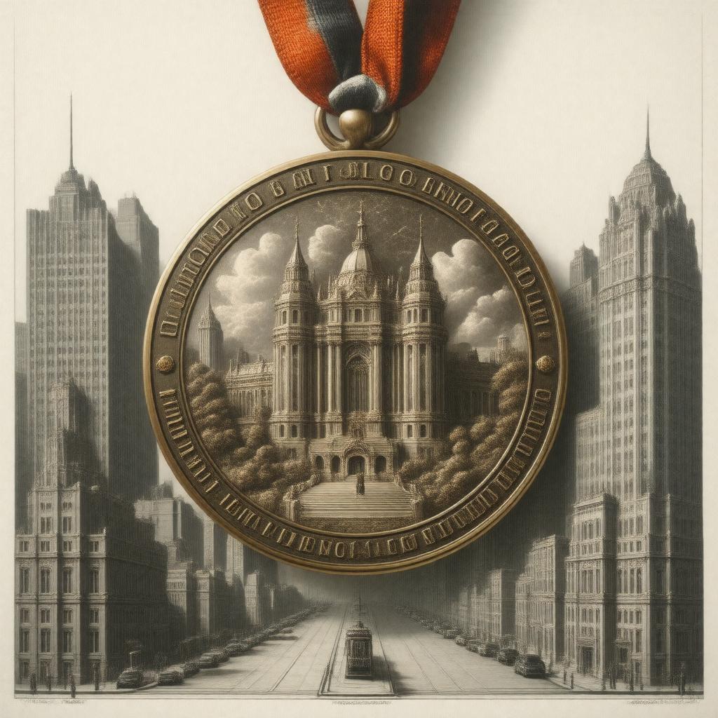 Click to view larger image AI-created image of Carnegie Hall Medal of Excellence
