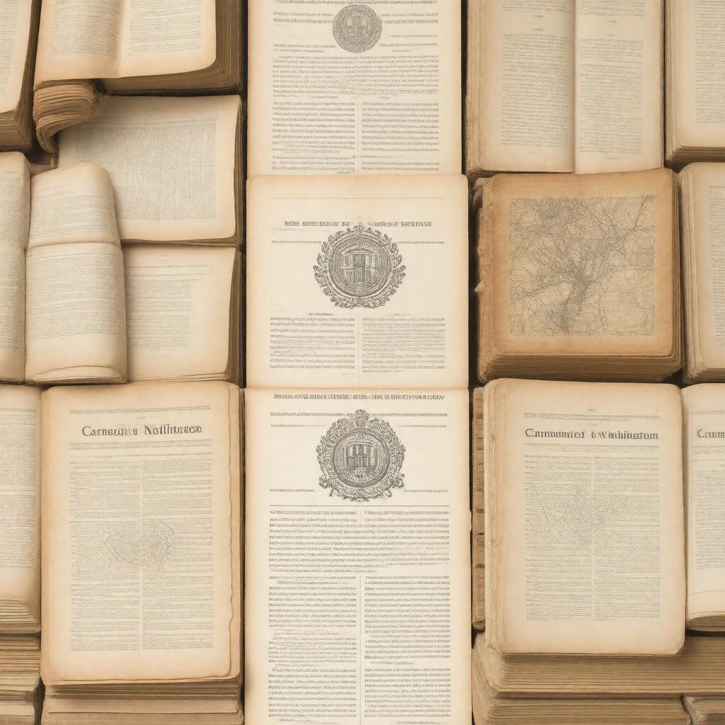 AI-created image of Carnegie Institution of Washington Bulletins