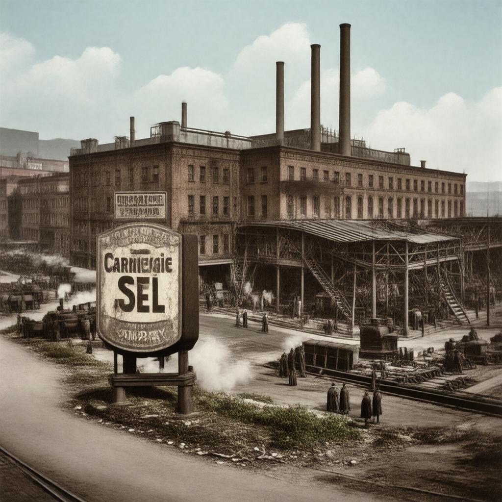 AI-created image of Carnegie Steel Company