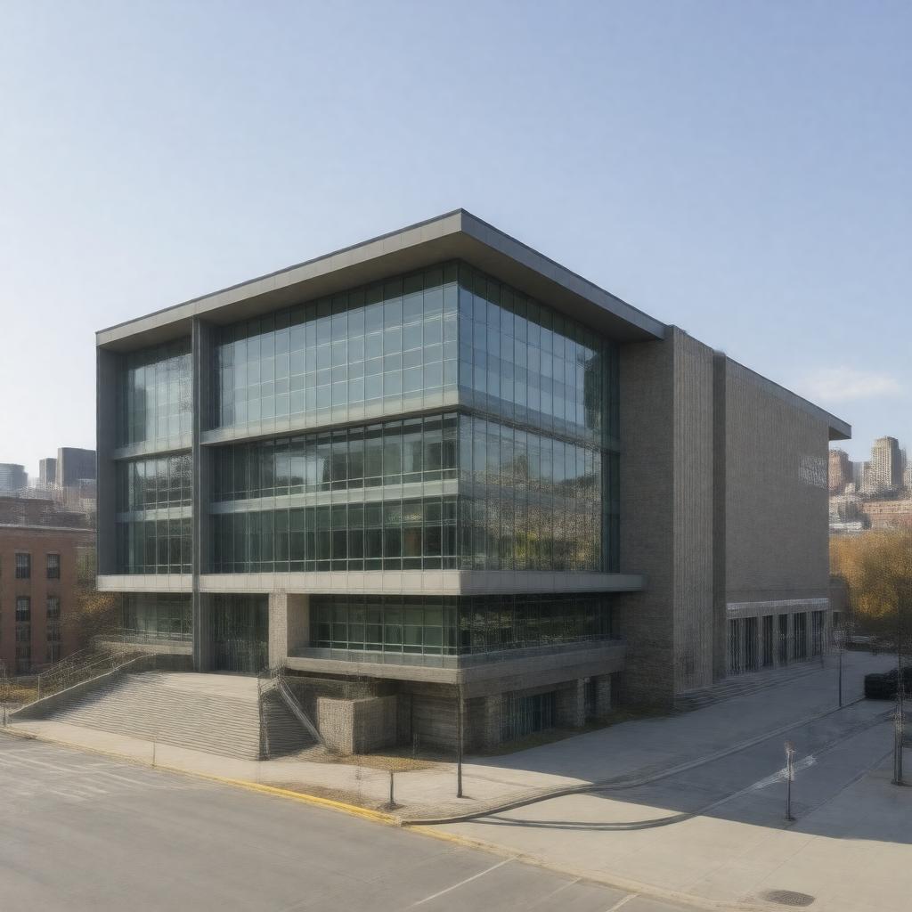 AI-created image of Carol G. Simon Hall