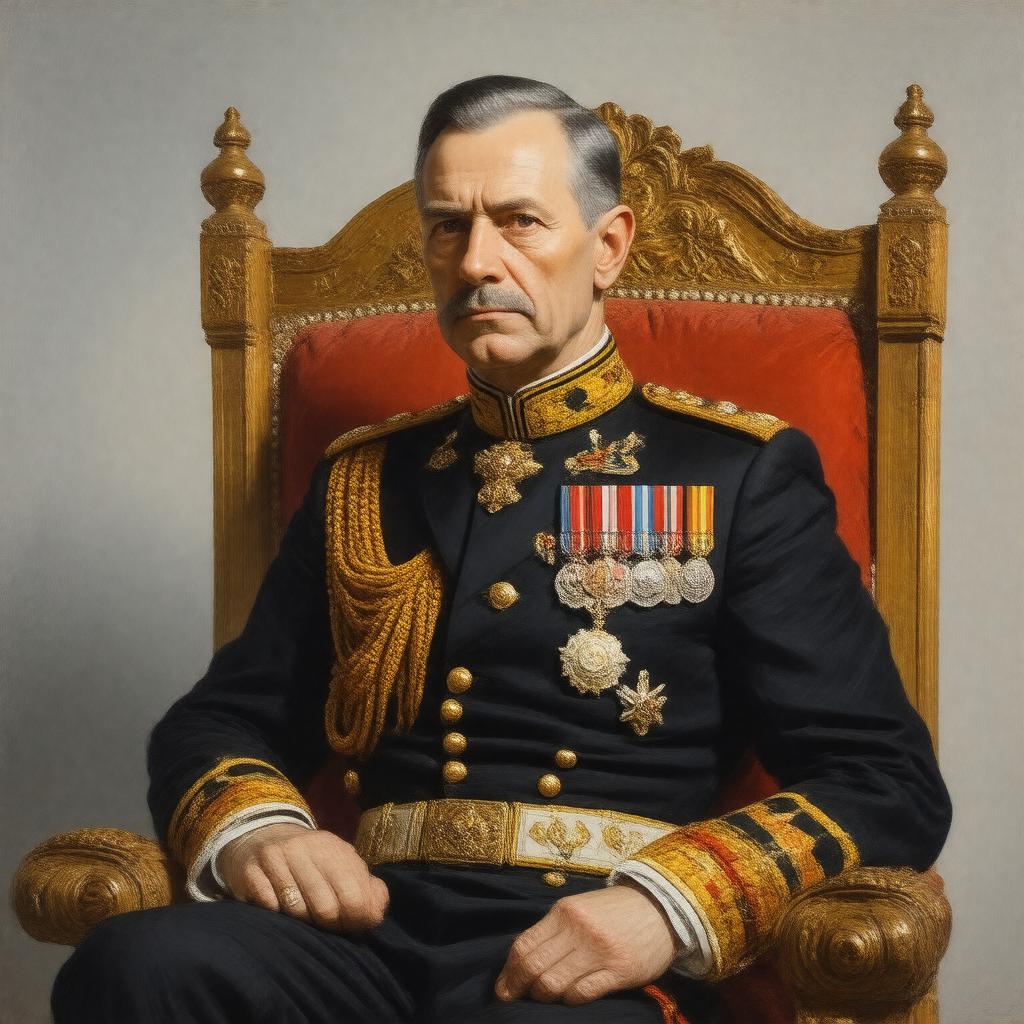 AI-created image of Carol I of Romania