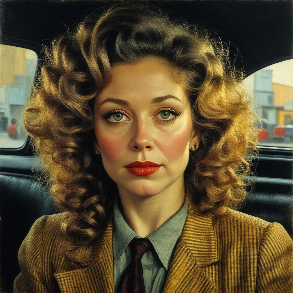 AI-created image of Carol Kane