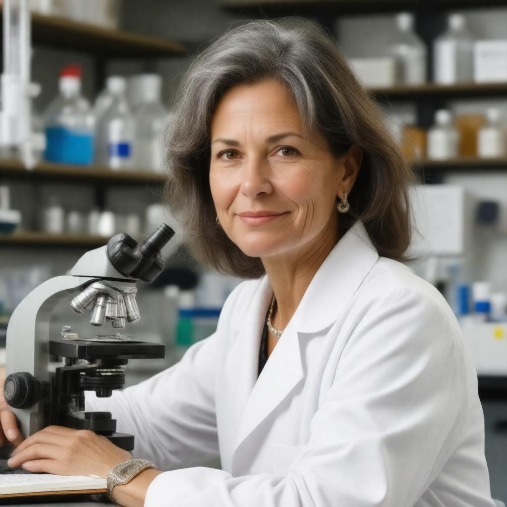 AI-created image of Carol W. Greider