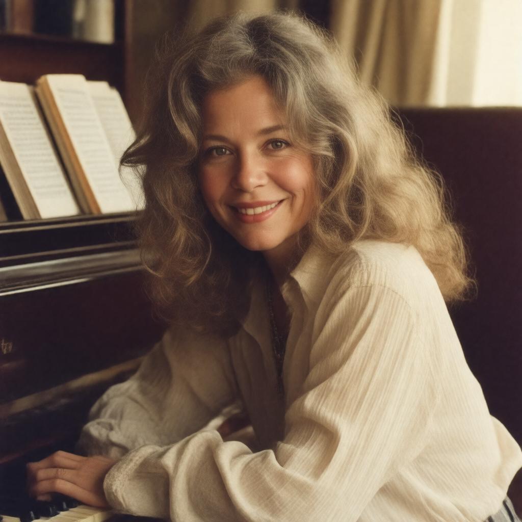 AI-created image of Carole King