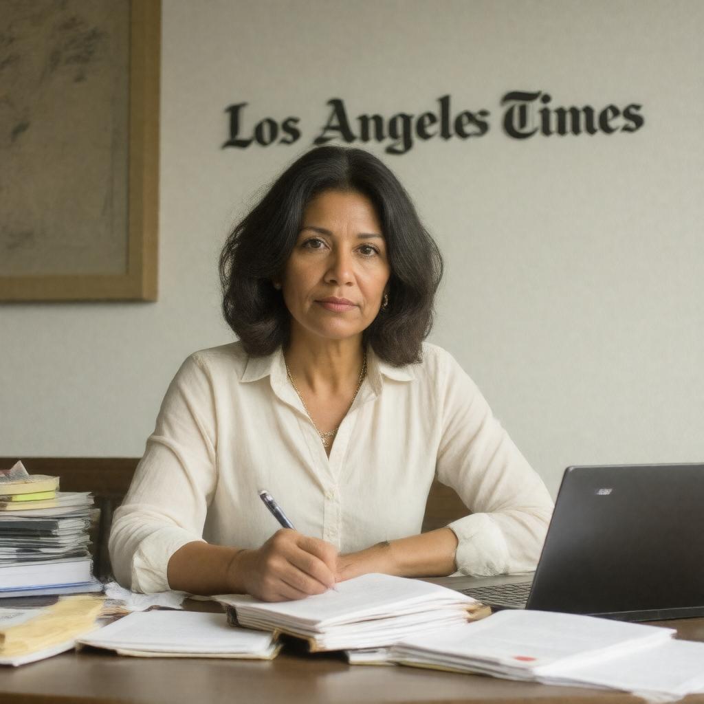 AI-created image of Carolina A. Miranda