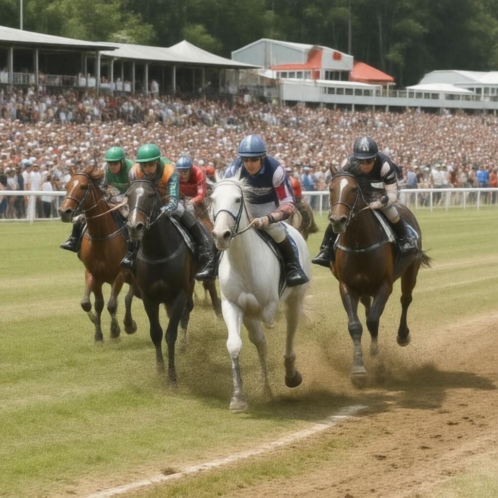 AI-created image of Carolina Cup Steeplechase