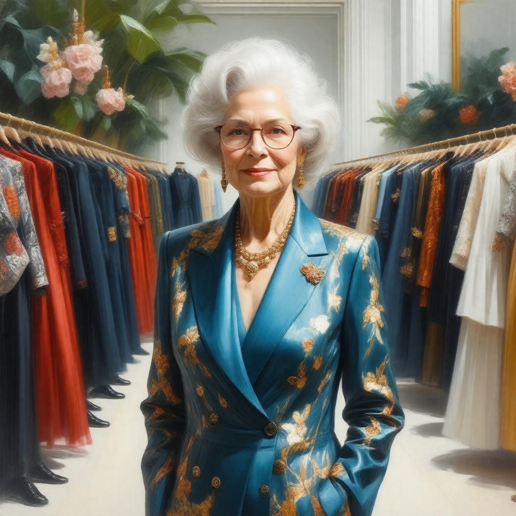 Click to view larger image AI-created image of Carolina Herrera