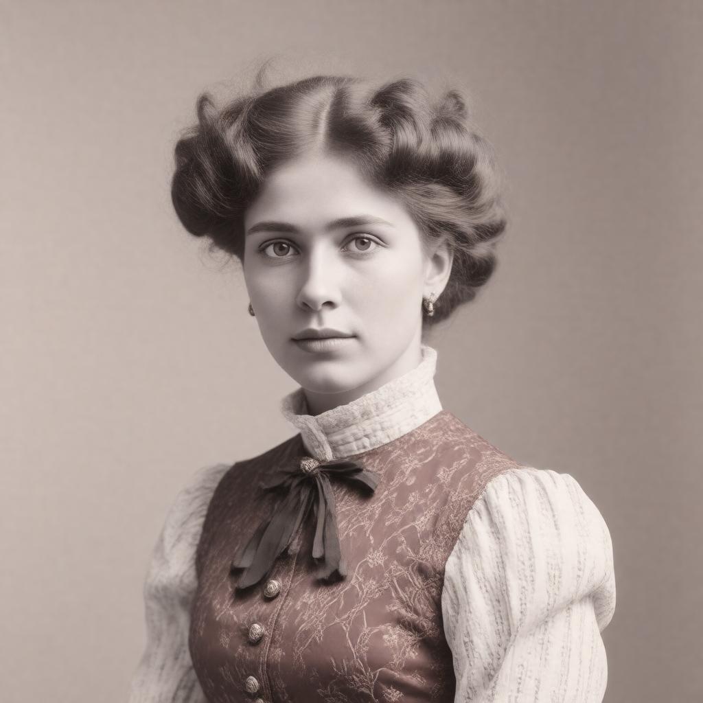 AI-created image of Caroline Balestier