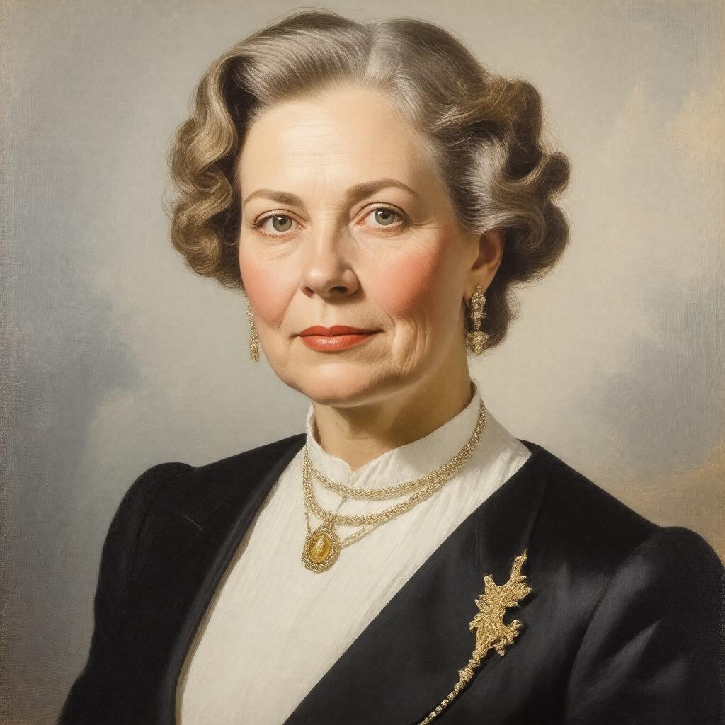 AI-created image of Caroline Bamberger Fuld