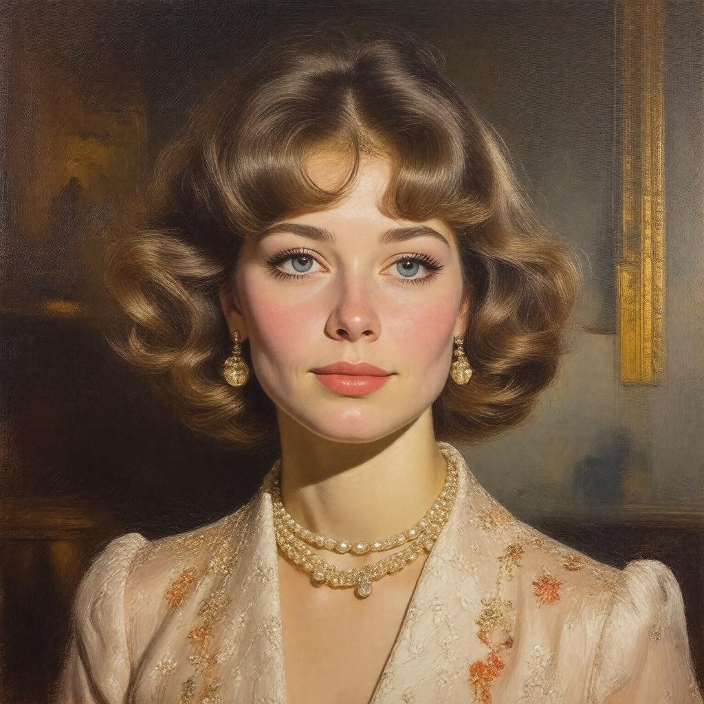 AI-created image of Caroline Blackwood