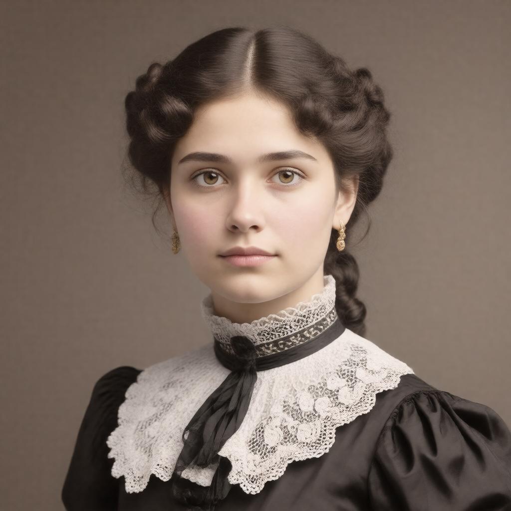 Click to view larger image AI-created image of Caroline Cornelia Barnum