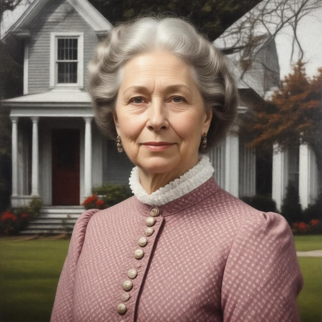 AI-created image of Caroline Emmerton