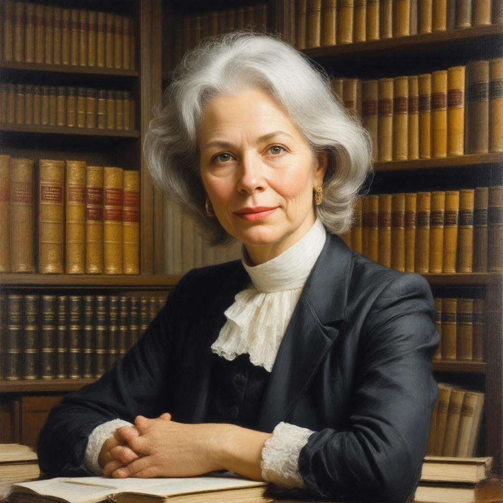 Click to view larger image AI-created image of Caroline Fraser Zinsser
