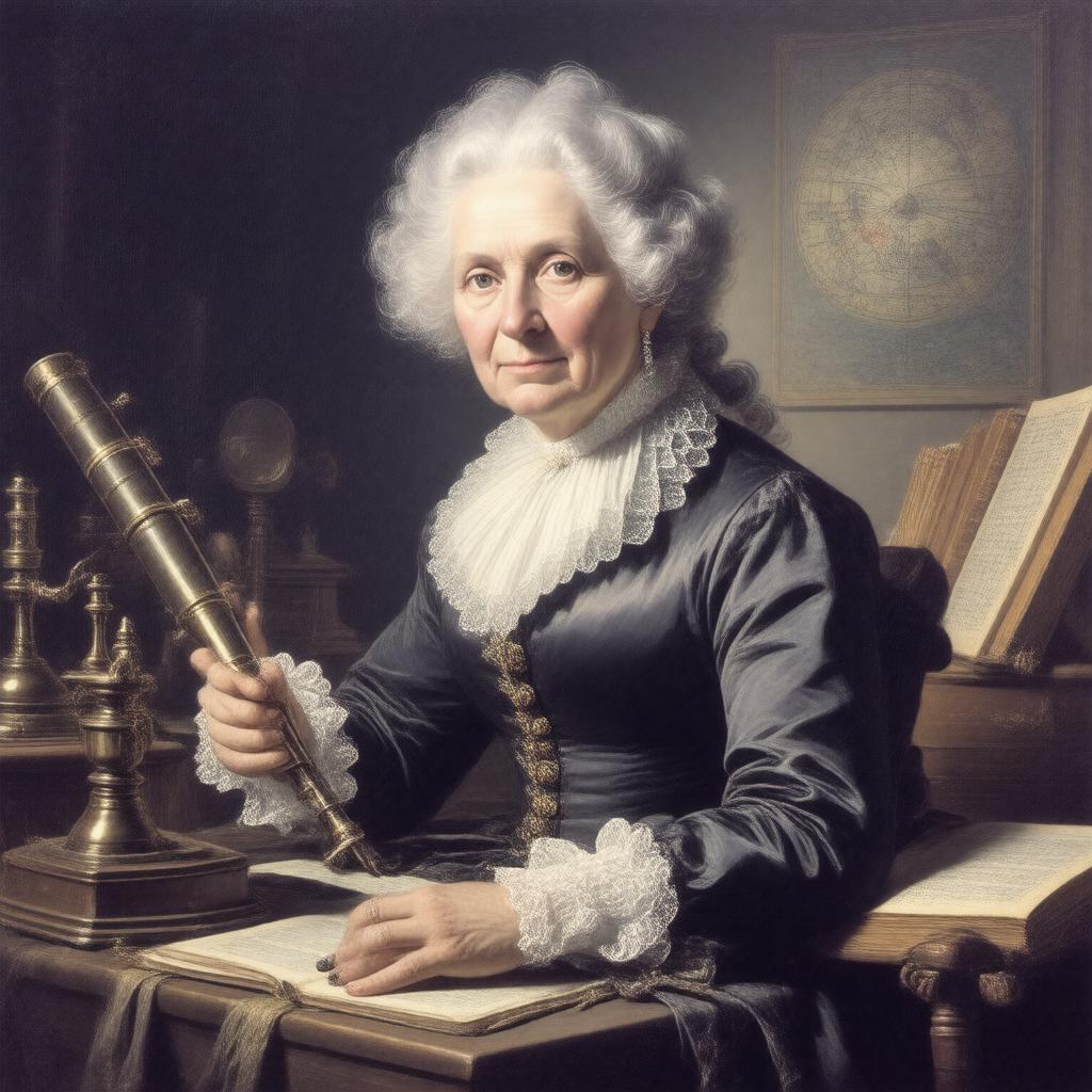 AI-created image of Caroline Herschel