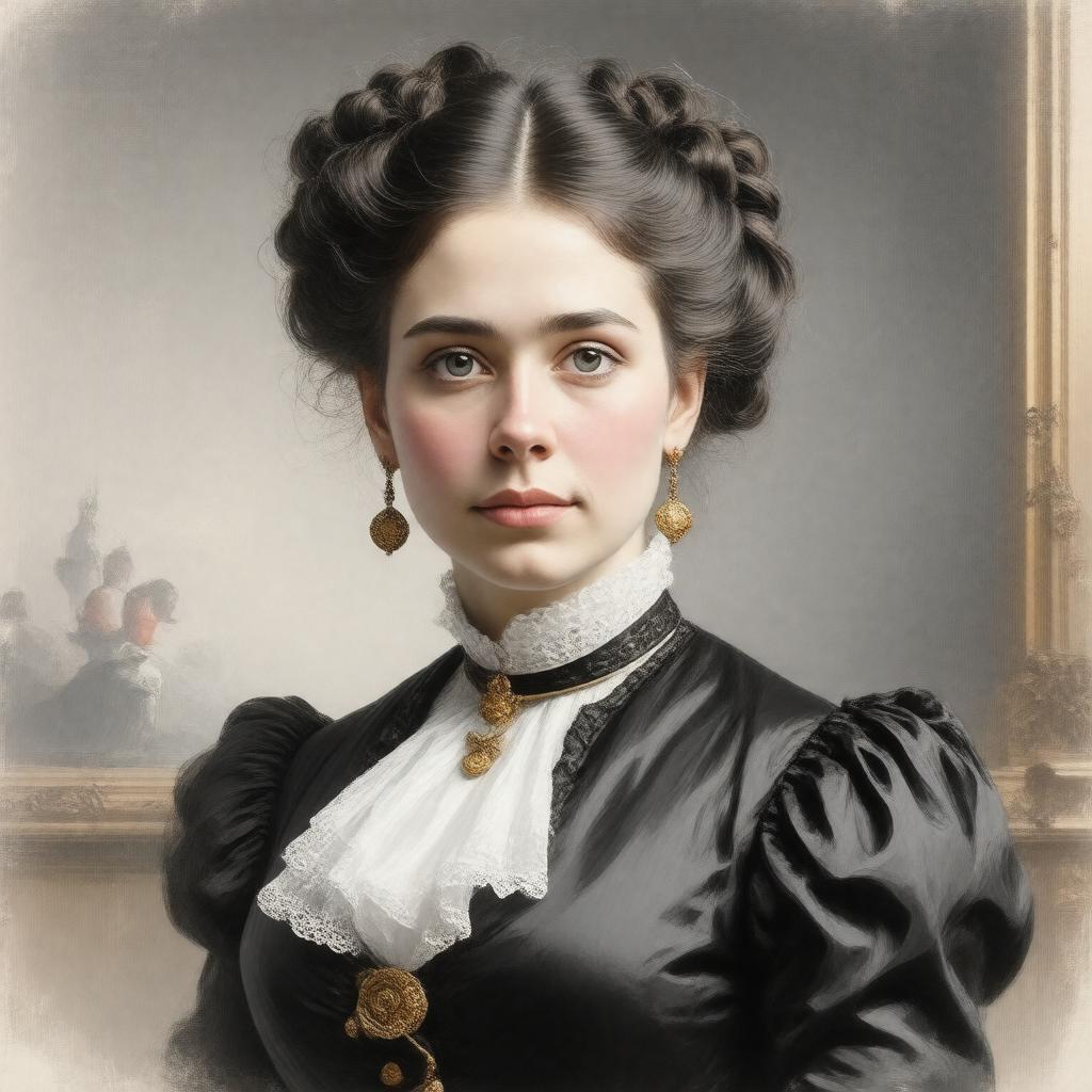 AI-created image of Caroline Hume Dodgson