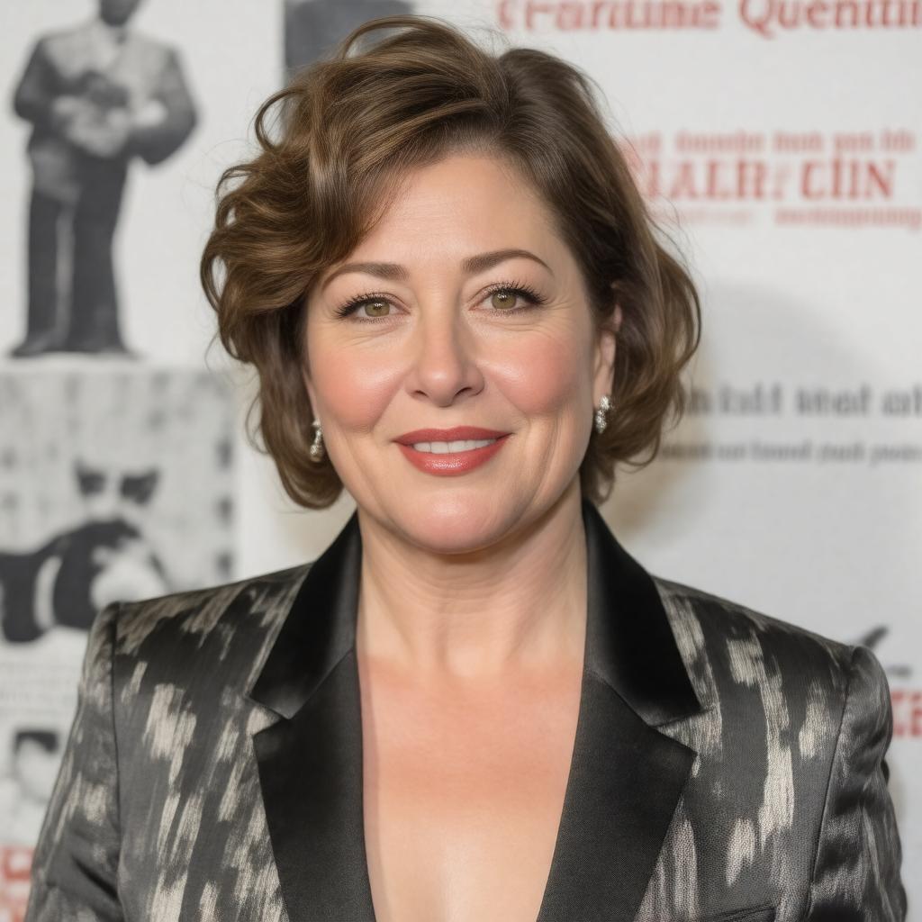 AI-created image of Caroline Quentin