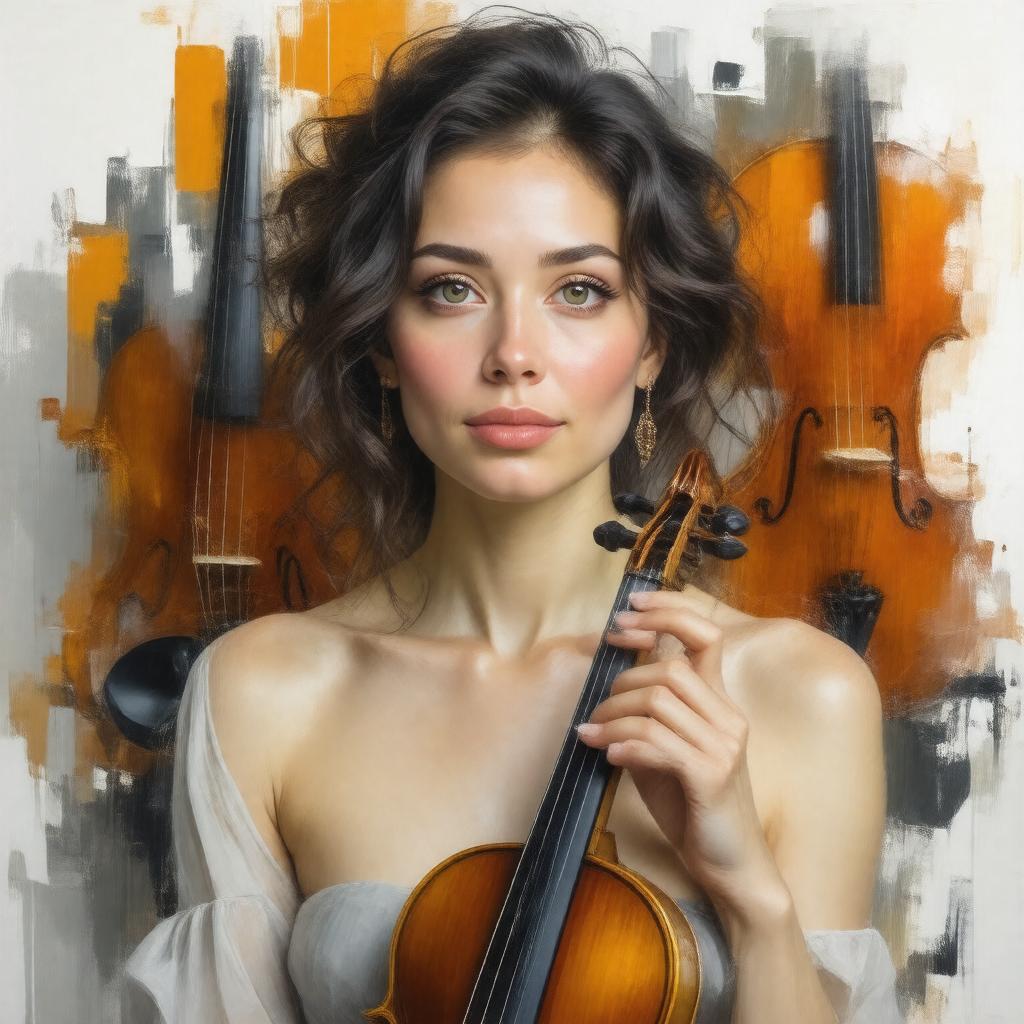 AI-created image of Caroline Shaw