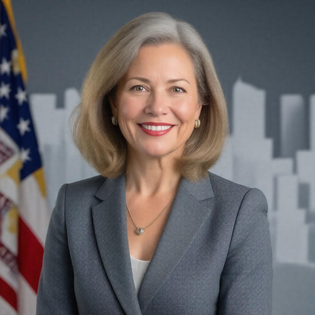 AI-created image of Caroline Simmons