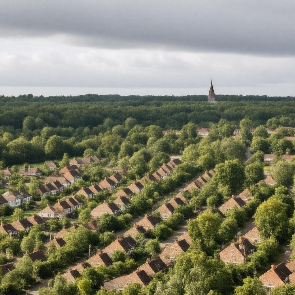 AI-created image of Carpenders Park