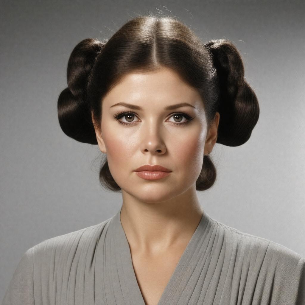 AI-created image of Carrie Fisher