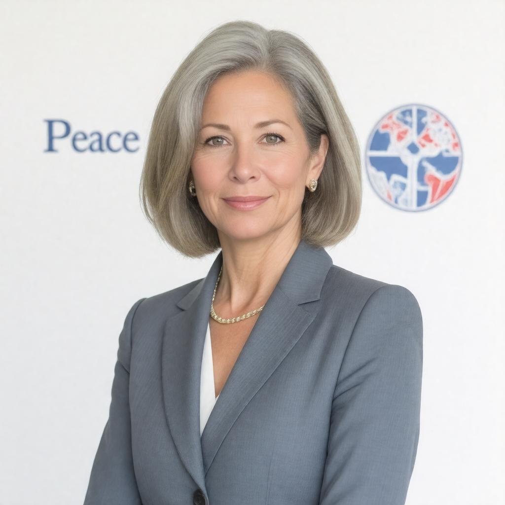 AI-created image of Carrie Hessler-Radelet
