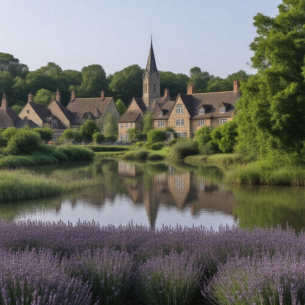 Click to view larger image AI-created image of Carshalton, England