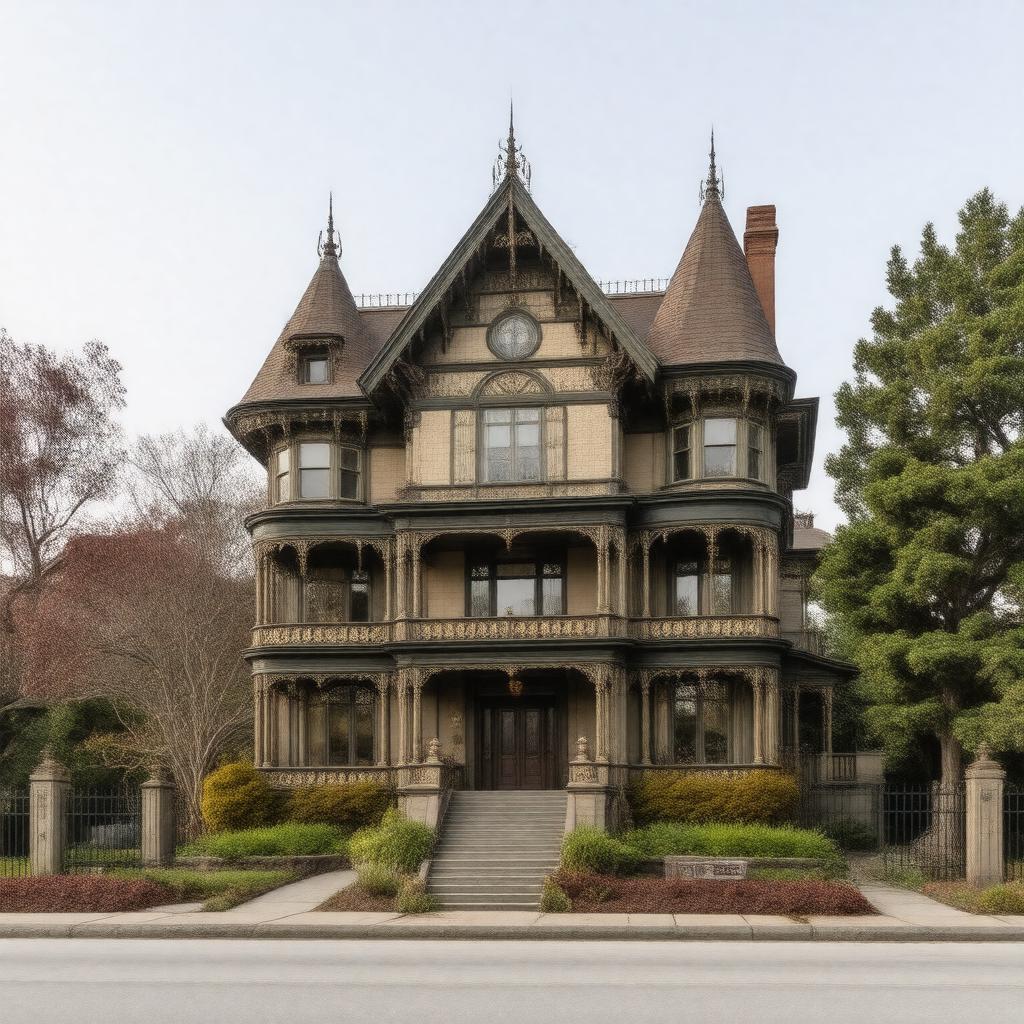 AI-created image of Carson Mansion