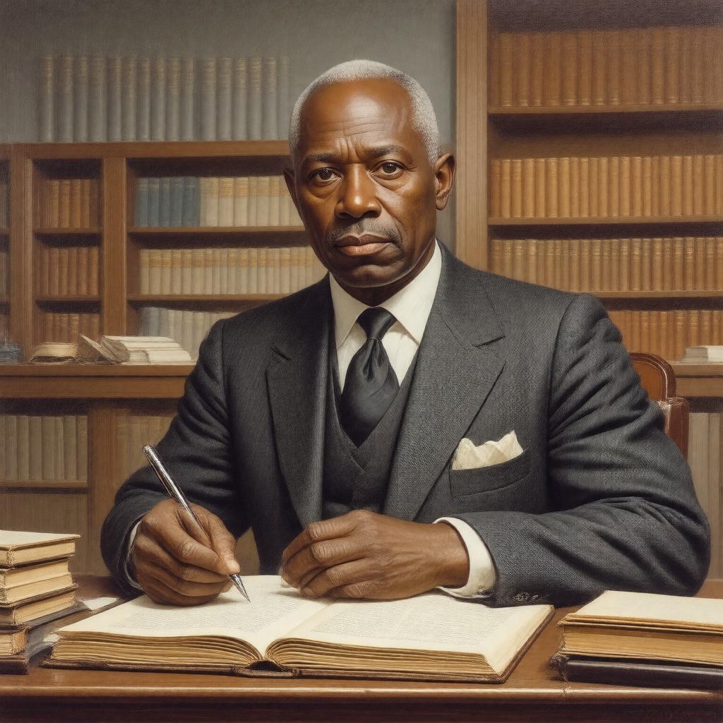 AI-created image of Carter G. Woodson