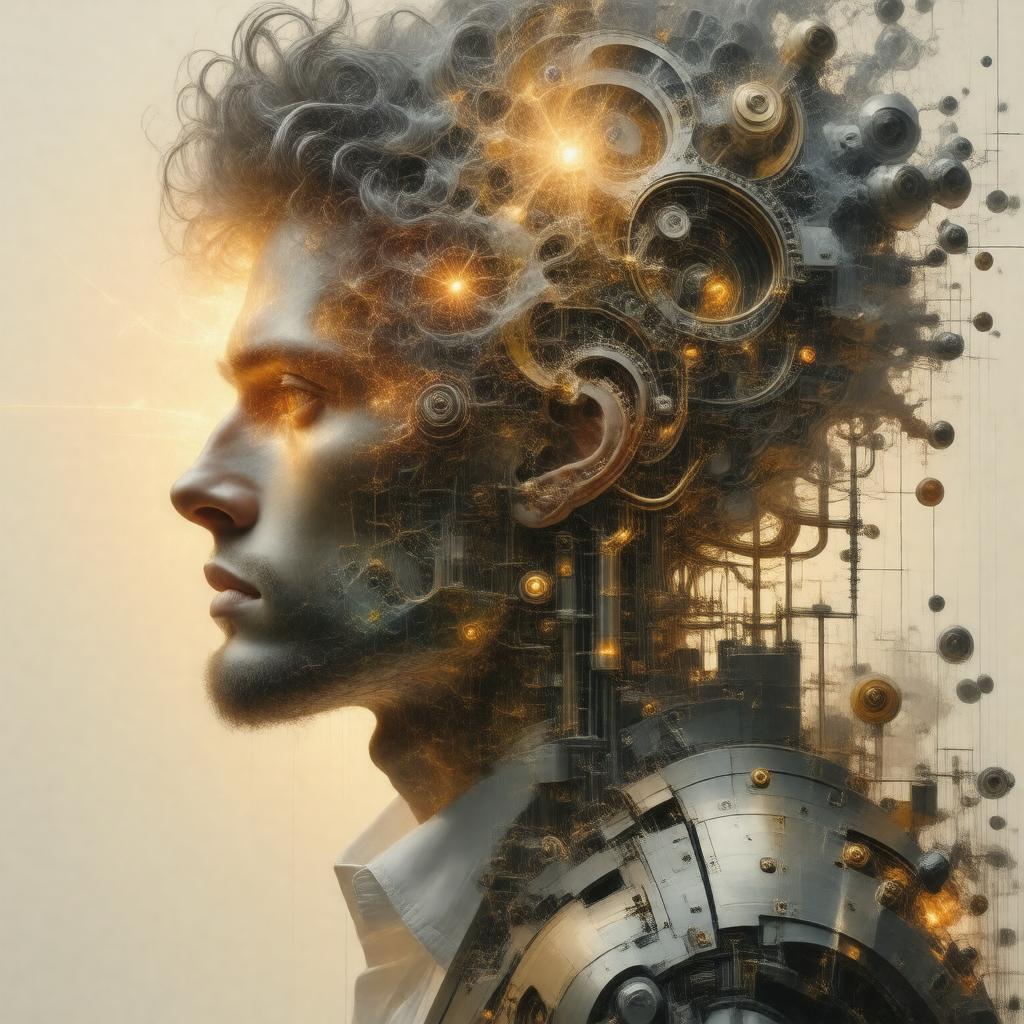 Click to view larger image AI-created image of Cartesian dualism