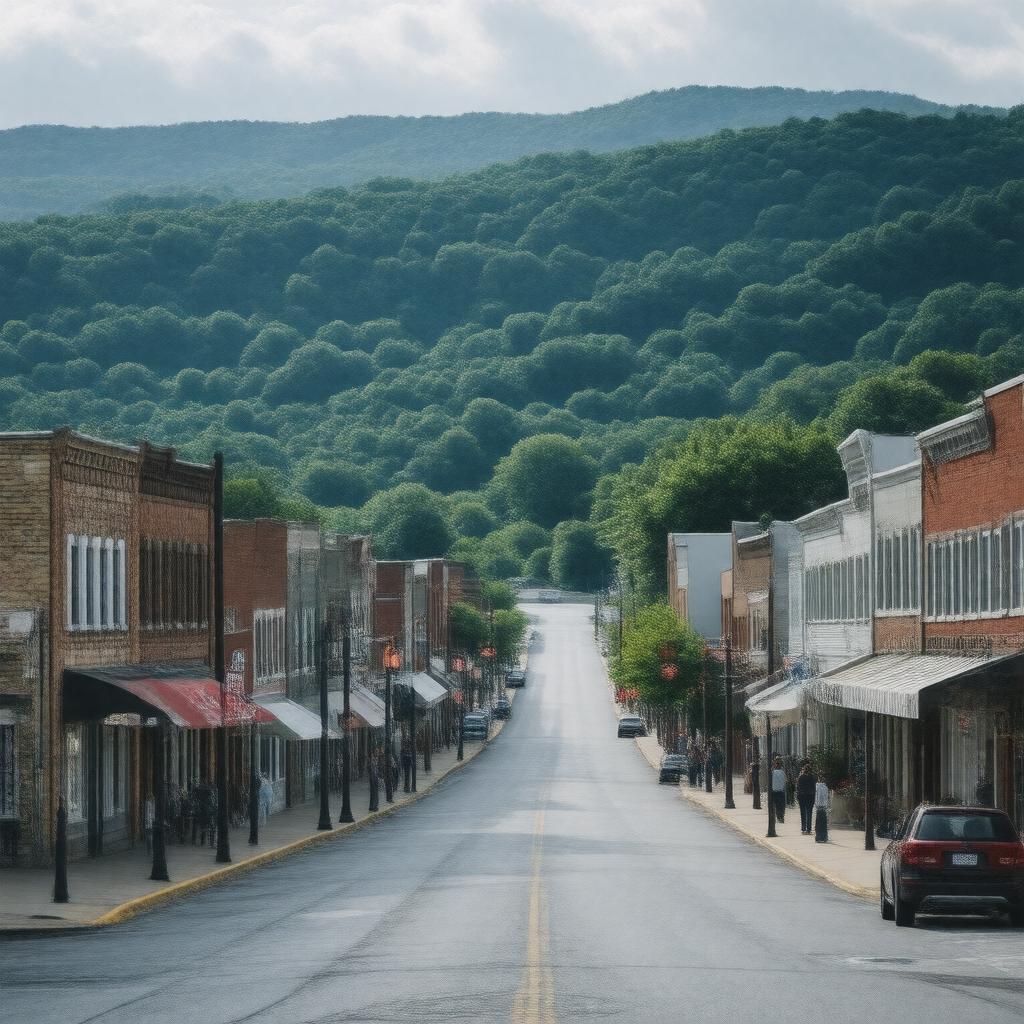 Click to view larger image AI-created image of Carthage, Tennessee