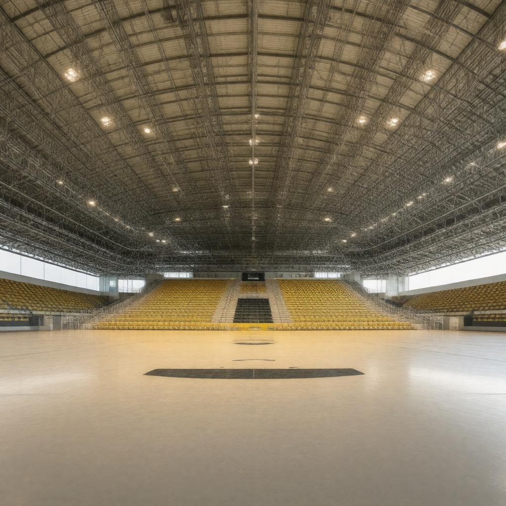 AI-created image of Carver-Hawkeye Arena