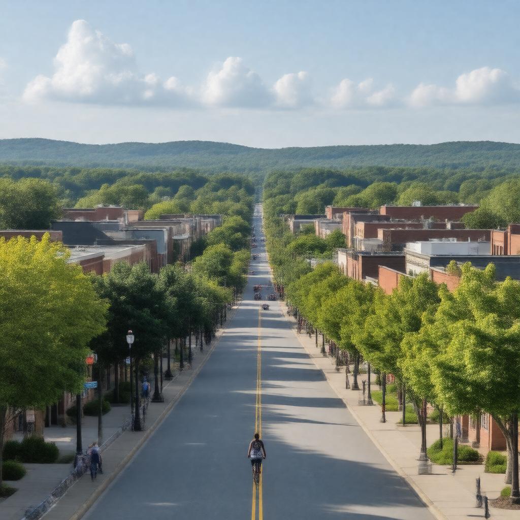 AI-created image of Cary, North Carolina, United States