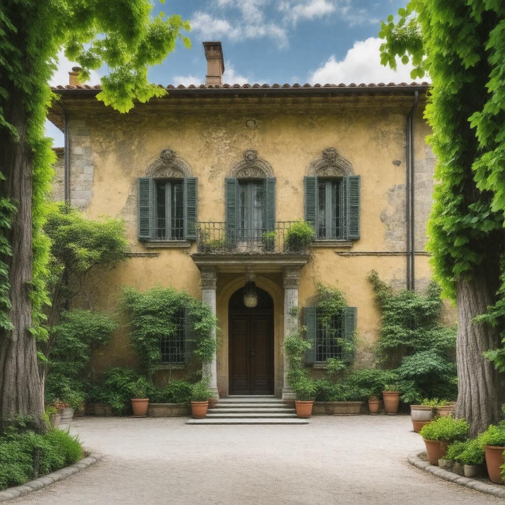 Click to view larger image AI-created image of Casa Guidi, Florence