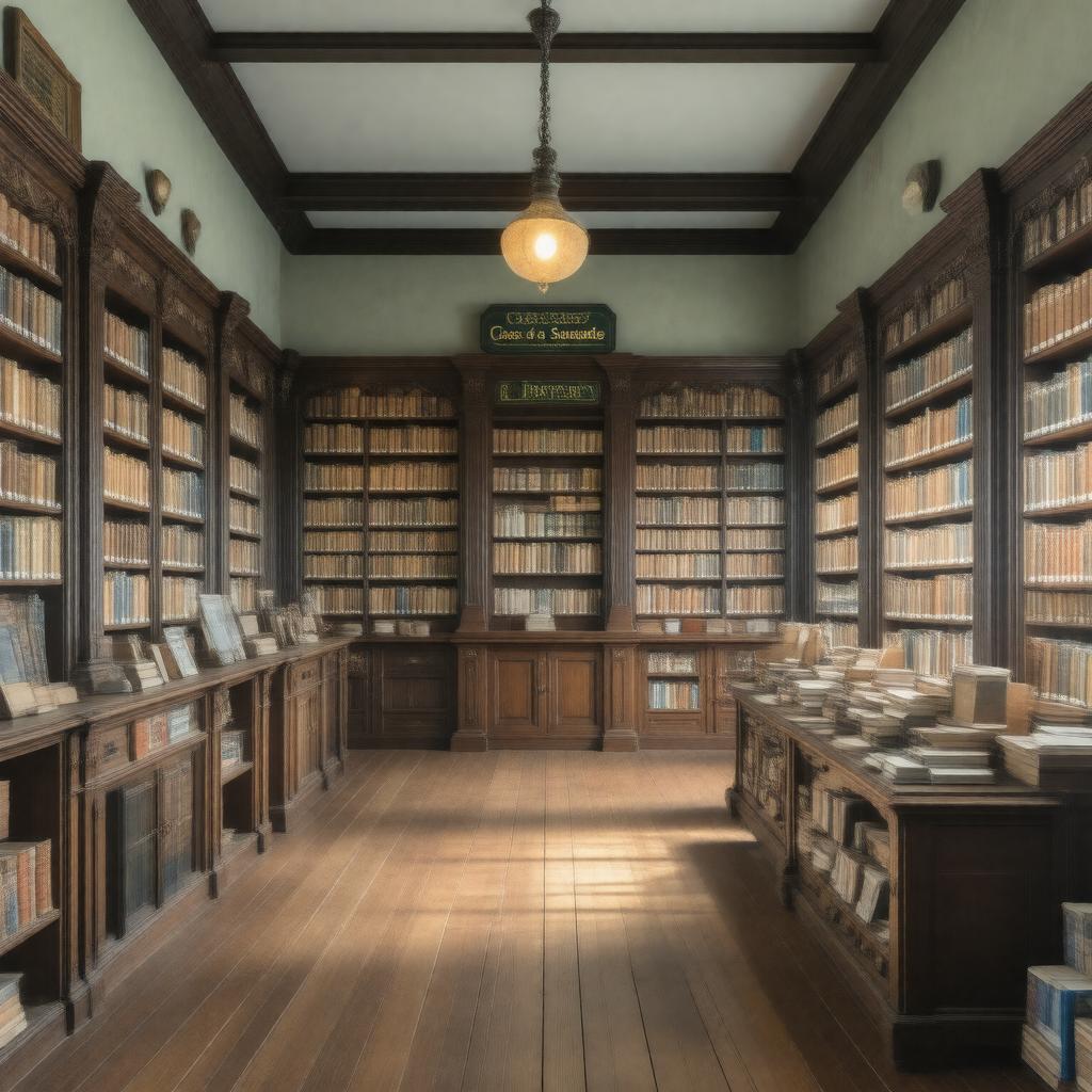 AI-created image of Casa da Saudade Library