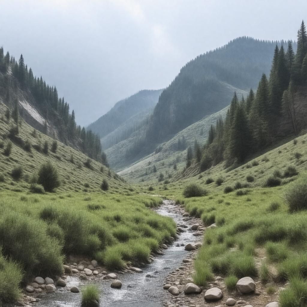 AI-created image of Cascade Gulch