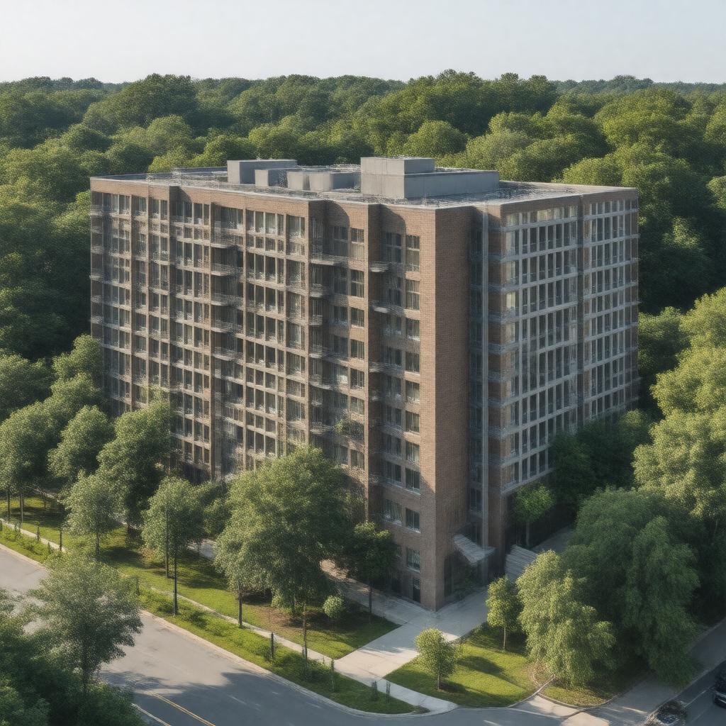 AI-created image of Cashin Hall