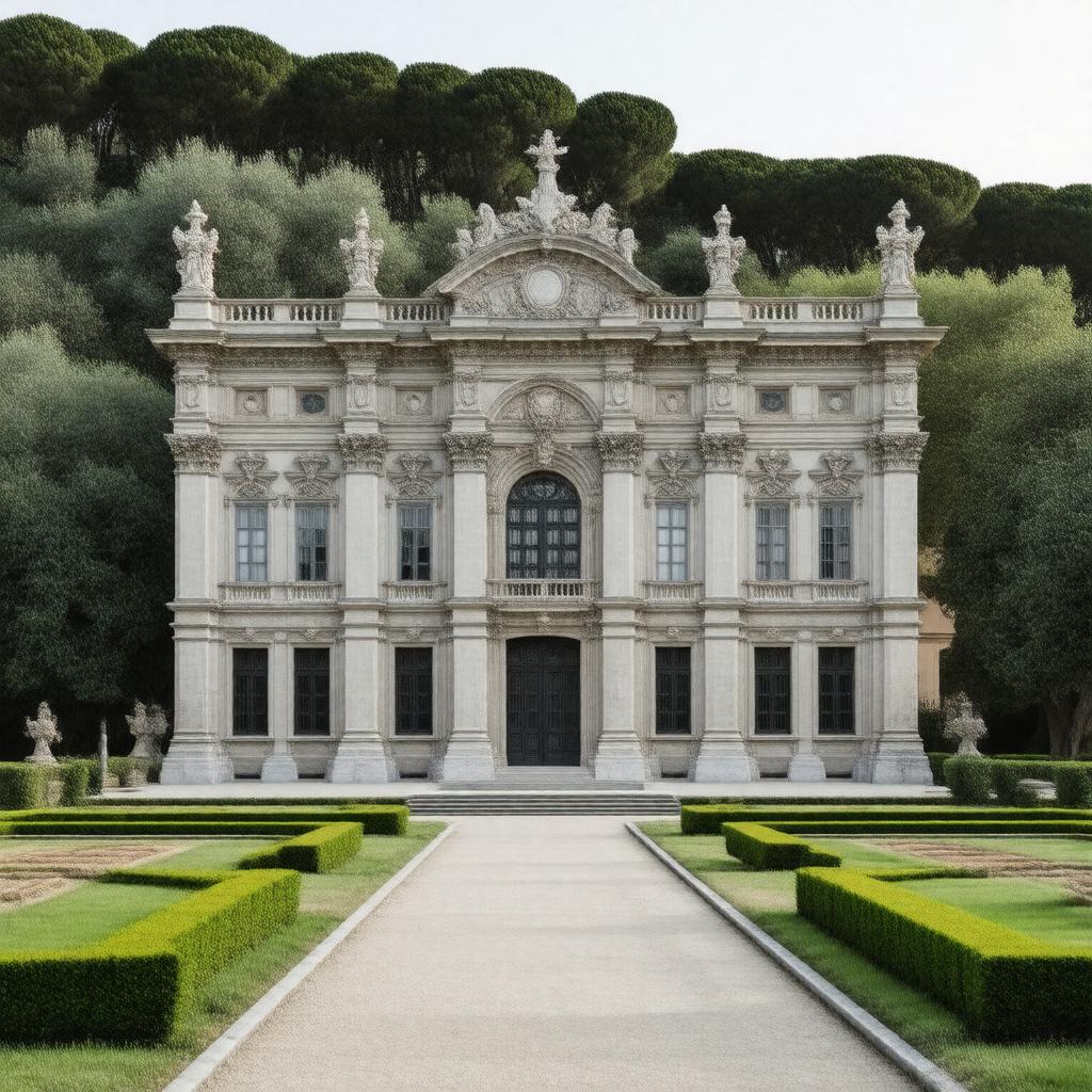 AI-created image of Casina Pio IV