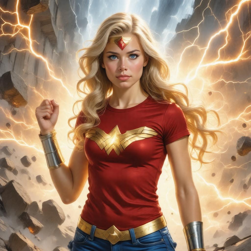 AI-created image of Cassie Sandsmark