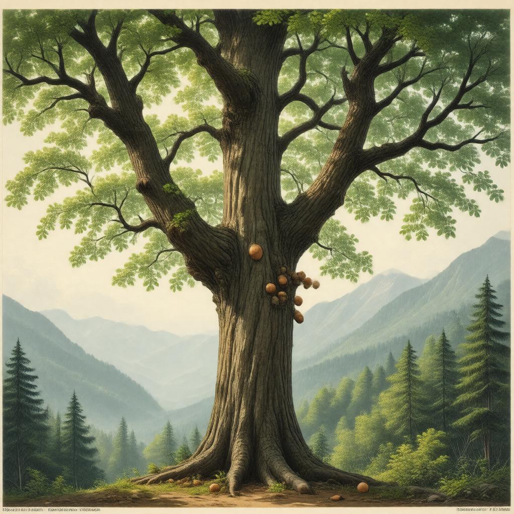 AI-created image of Castanea dentata