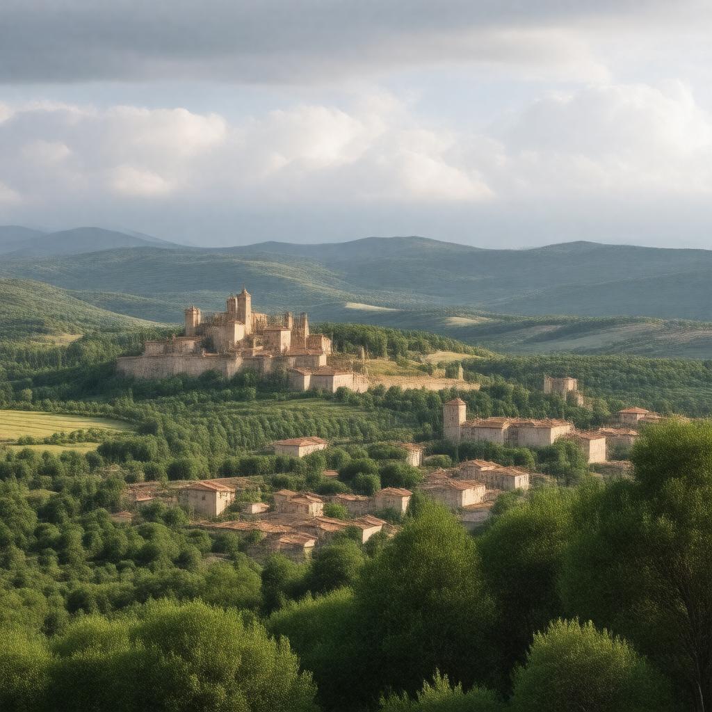 AI-created image of Castile and León