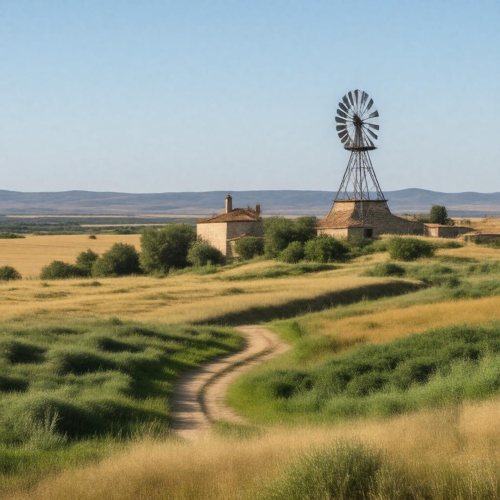 AI-created image of Castilla-La Mancha