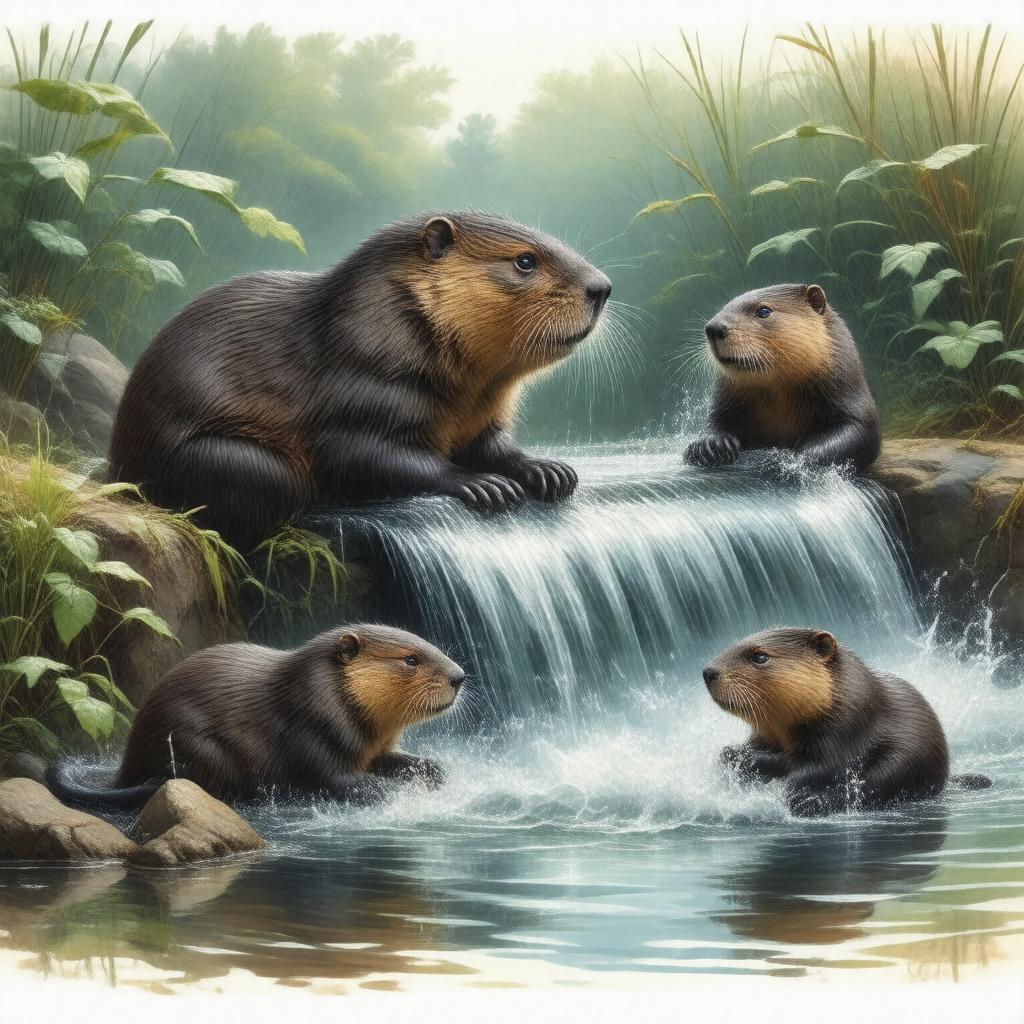 AI-created image of Castoridae