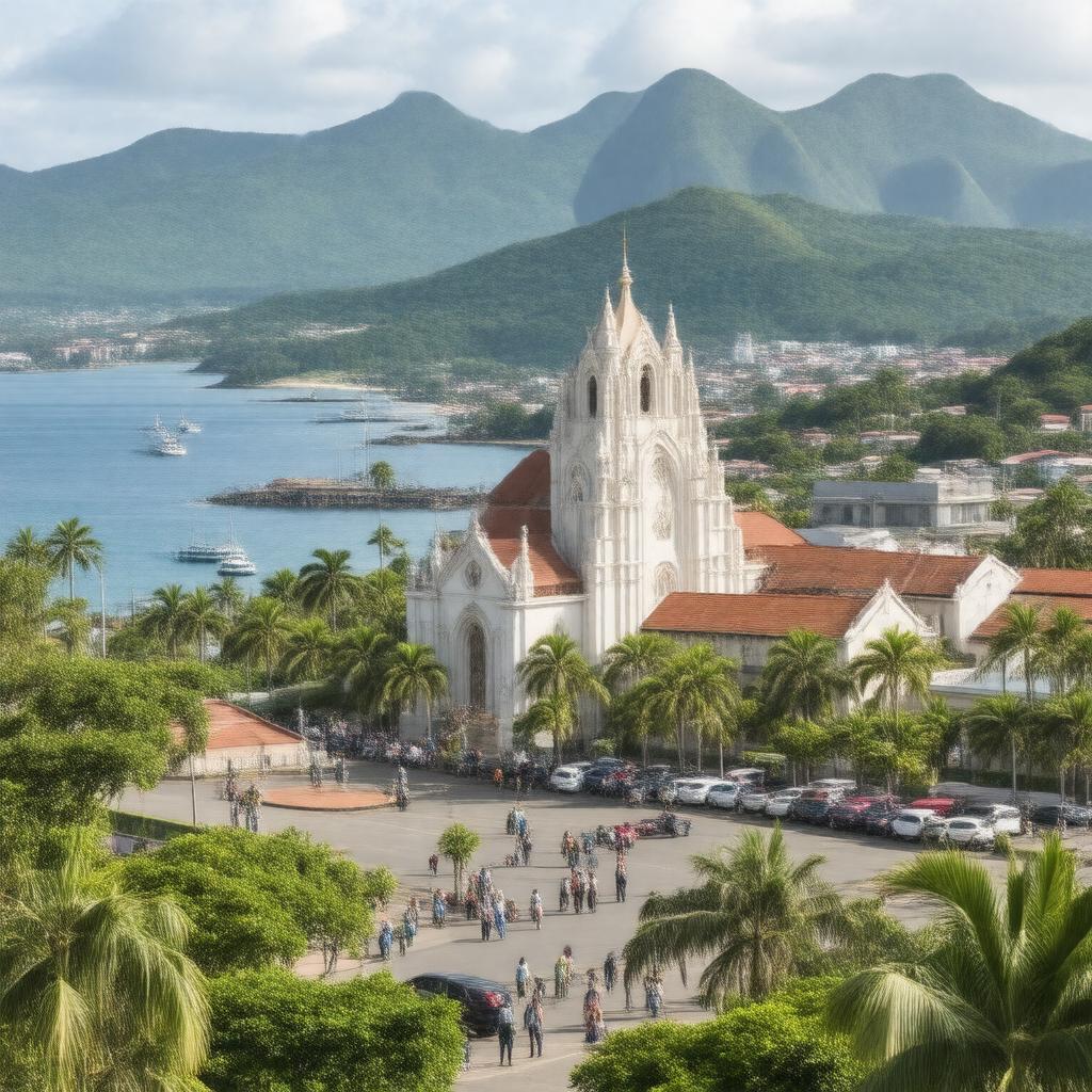 AI-created image of Castries