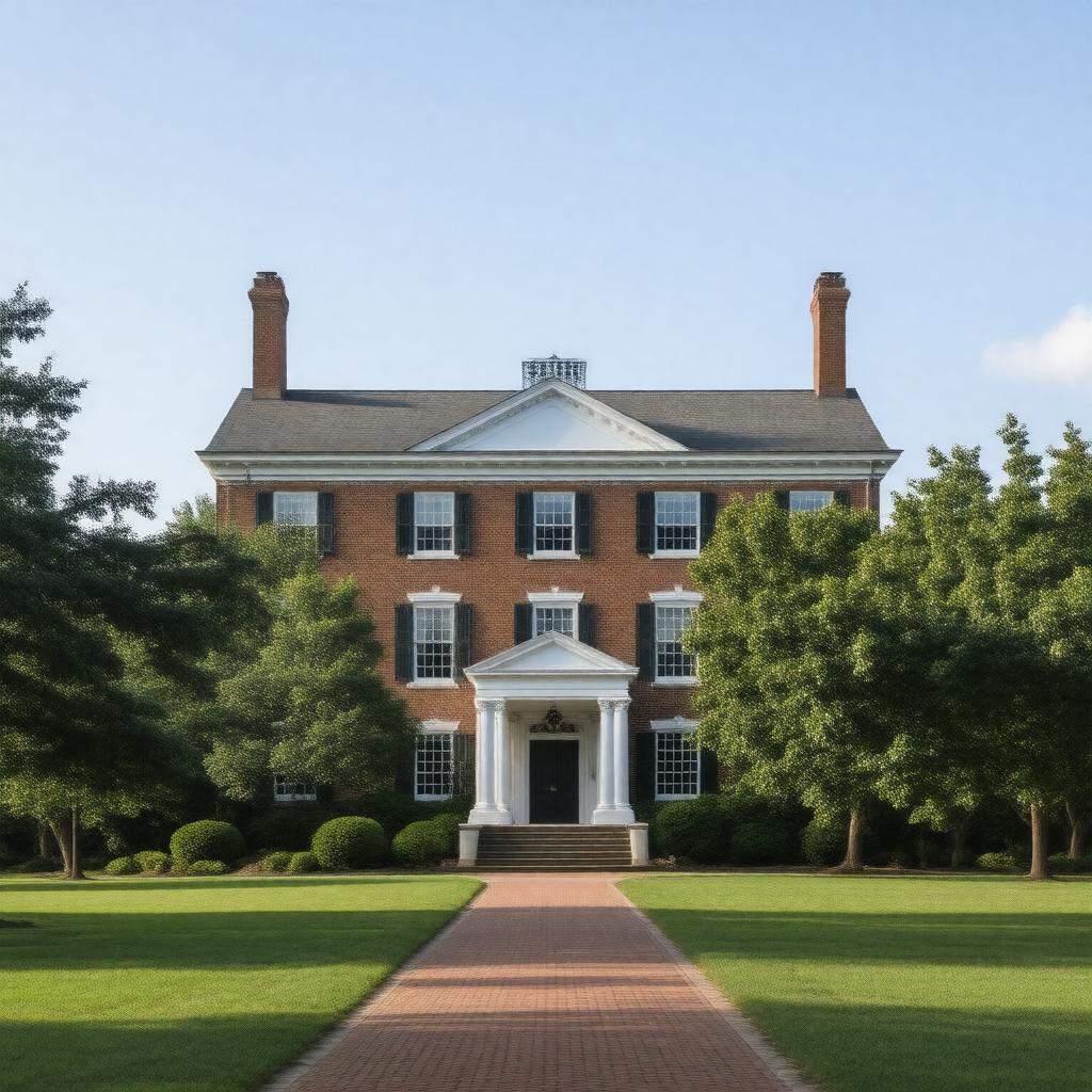 AI-created image of Caswell Hall