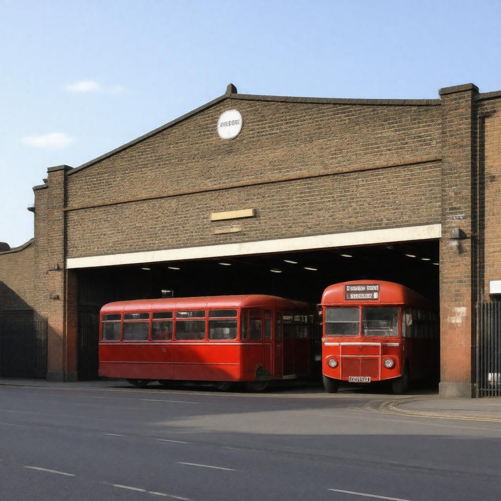 AI-created image of Catford garage